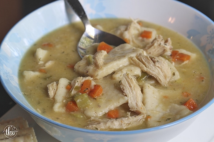 Grandma's Southern Style Chicken &amp; Dumplings - The Kitchen Whisperer
