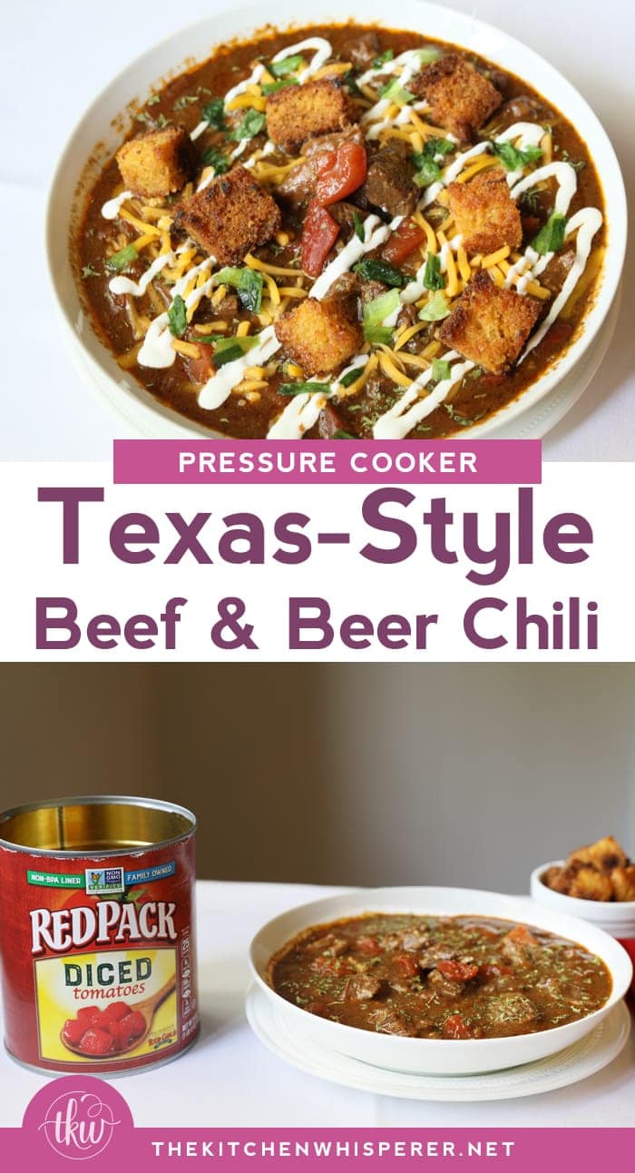 Fast, easy and delicious Beef & Beer Chili
