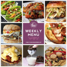 Weekly menu for your weekly meal prep!