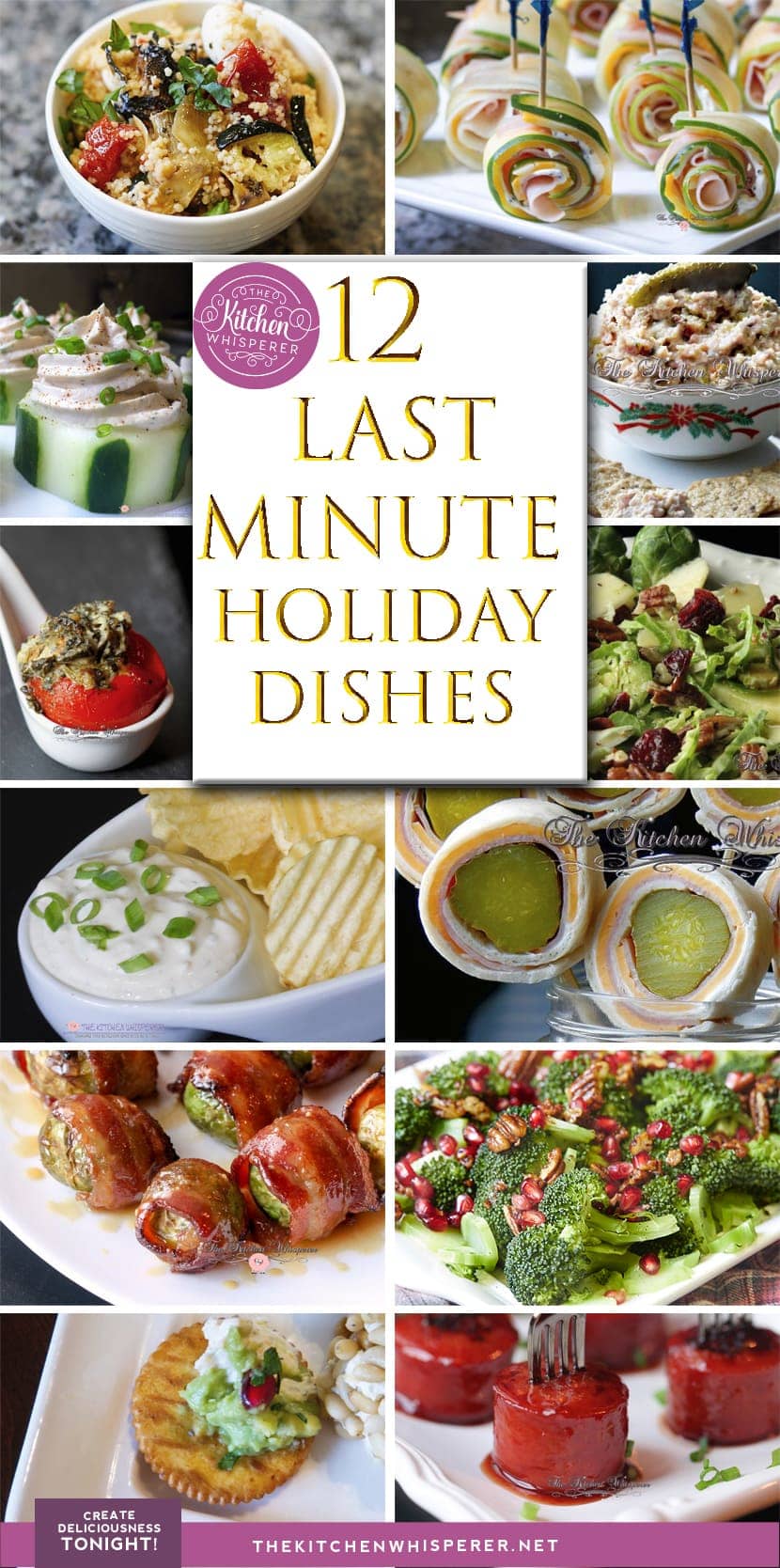 12 last minute holiday dishes!