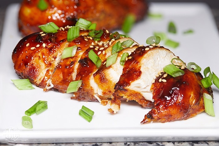 Instant Pot Korean Gochujang Sticky Chicken Breast