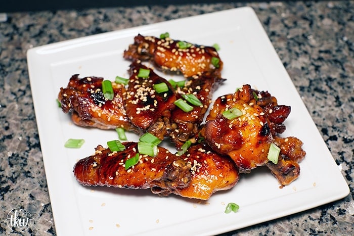 Korean Gochujang Sticky Chicken Wing