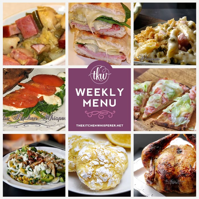 Pin to save this weekly menu for your weekly meal prep!