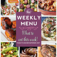 These Weekly Menu recipes allow you to get out of that same ol’ recipe rut and try some delicious and easy dishes! This week I highly recommend making the Aunt Nettie’s Orange Cranberry Nut Cake, the Pressure Cooker Honey BBQ Boneless Chicken Thighs and brown rice and the Ultimate Roasted Beef Tenderloin Filet!