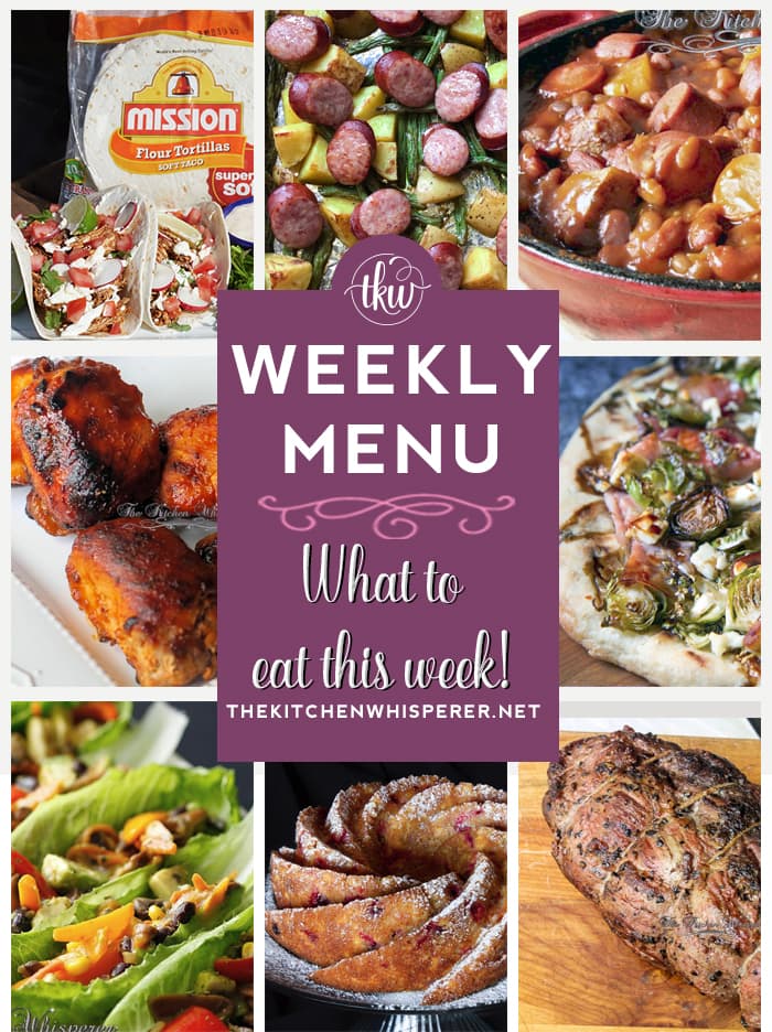These Weekly Menu recipes allow you to get out of that same ol’ recipe rut and try some delicious and easy dishes! This week I highly recommend making the Aunt Nettie’s Orange Cranberry Nut Cake, the Pressure Cooker Honey BBQ Boneless Chicken Thighs and brown rice and the Ultimate Roasted Beef Tenderloin Filet!