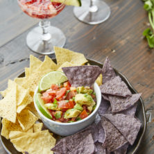 This Farm-Fresh Salsa Fresca is the perfect mixture of chopped tomatoes, red onions, cilantro, garlic, avocado and jalapeno. Use it with chips, add it to burgers for a fiesta topping, spoon it over chicken or pork. Works great on crackers and in omelettes!