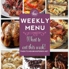 These Weekly Menu recipes allow you to get out of that same ol’ recipe rut and try some delicious and easy dishes! This week I highly recommend making the Chocolate Cream Dream Pie, the Proposal Chicken, and the Hot Sausage Subs!