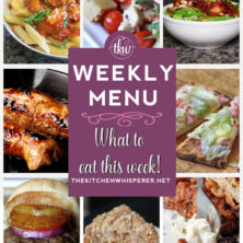 These Weekly Menu recipes allow you to get out of that same ol’ recipe rut and try some delicious and easy dishes! This week I highly recommend making the Ziti Peperonata with Hot Sausage, the World’s Most Awesomest Tenderest Pork Cutlets, and the Korean Gochujang Sticky Chicken Breasts (Instant Pot)!