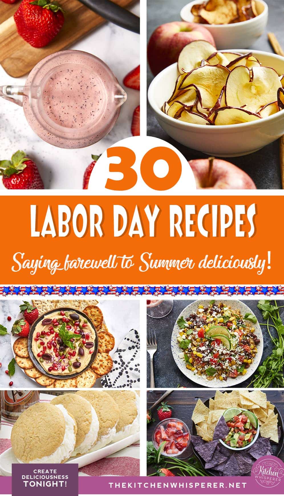 A collection of summer-inspired recipes with a hint of autumn eats to celebrate Labor day and say farewell to summer deliciously. Getting in those last bits of summertime bites while welcoming all of those warm autumn comfort foods Let’s Eat!
