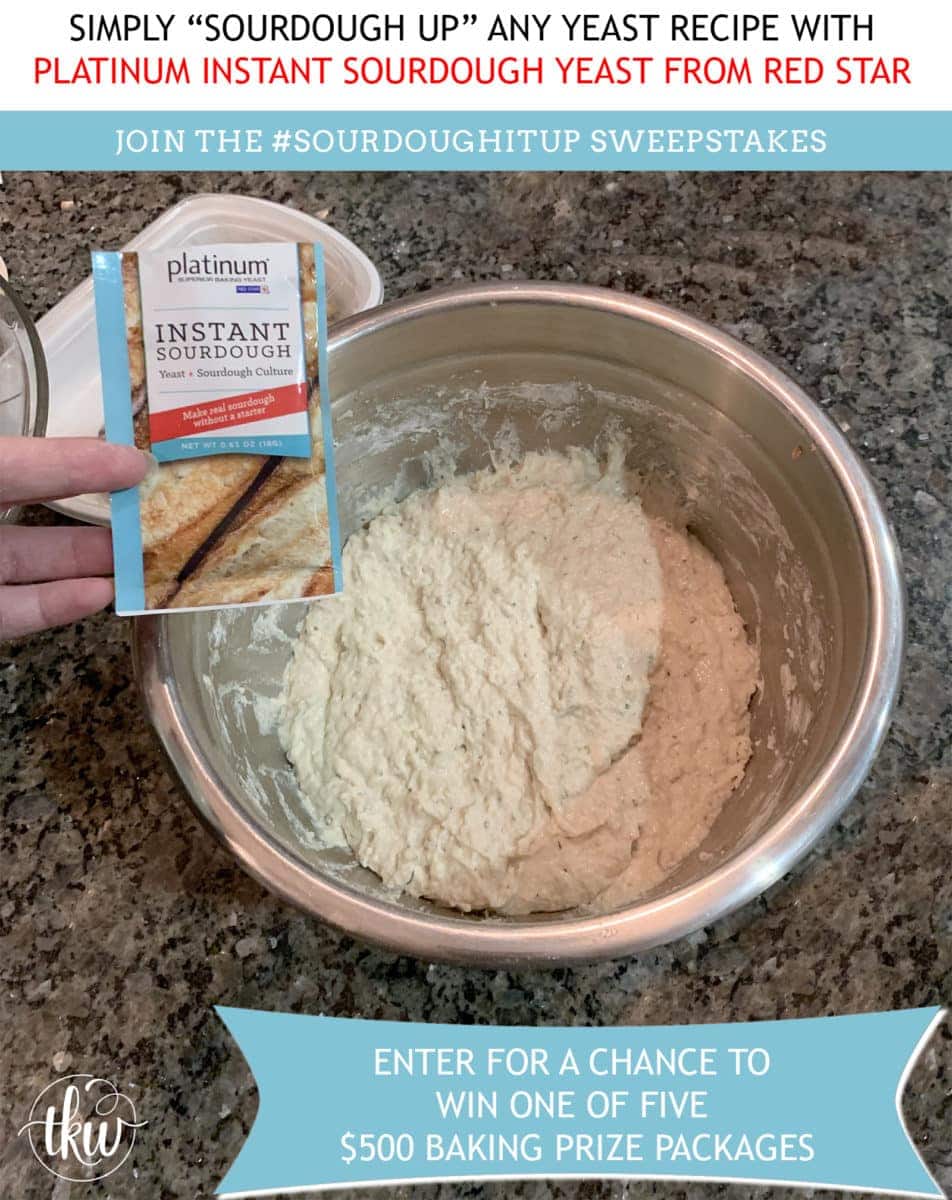 Enter to win one of five $500 Baking Prize Packages from Red Star Yeast featuring their new Platinum Instant Sourdough Yeast! find all details and requst a free sample (if available ): https://redstaryeast.com/platinum/?utm_source=influencer&utm_medium=PIC&utm_campaign=thekitchenwhisperer #sourdoughitup #platinumsourdough #redstaryeast #redstaryeastpartner