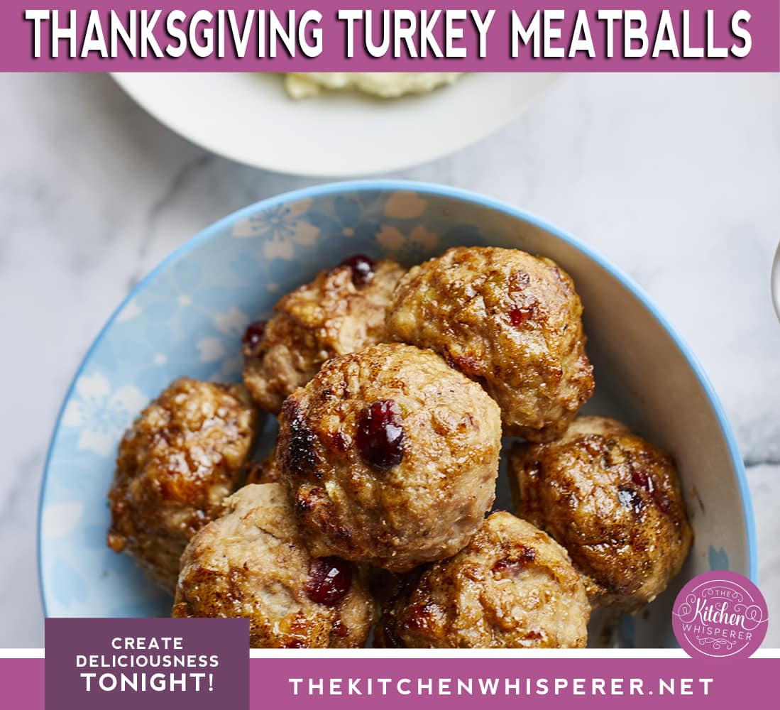 Thanksgiving Turkey Dinner Gobbler Meatballs