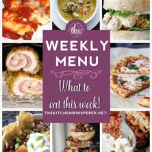 These Weekly Menu recipes allow you to get out of that same ol’ recipe rut and try some delicious and easy dishes! This week I highly recommend making the Italian Wedding Soup, the Pork Cutlets, and the White Bean & Corn Veggie Burgers!