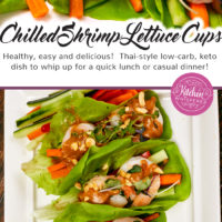 Chilled Shrimp Wrap with Spicy Peanut Sauce