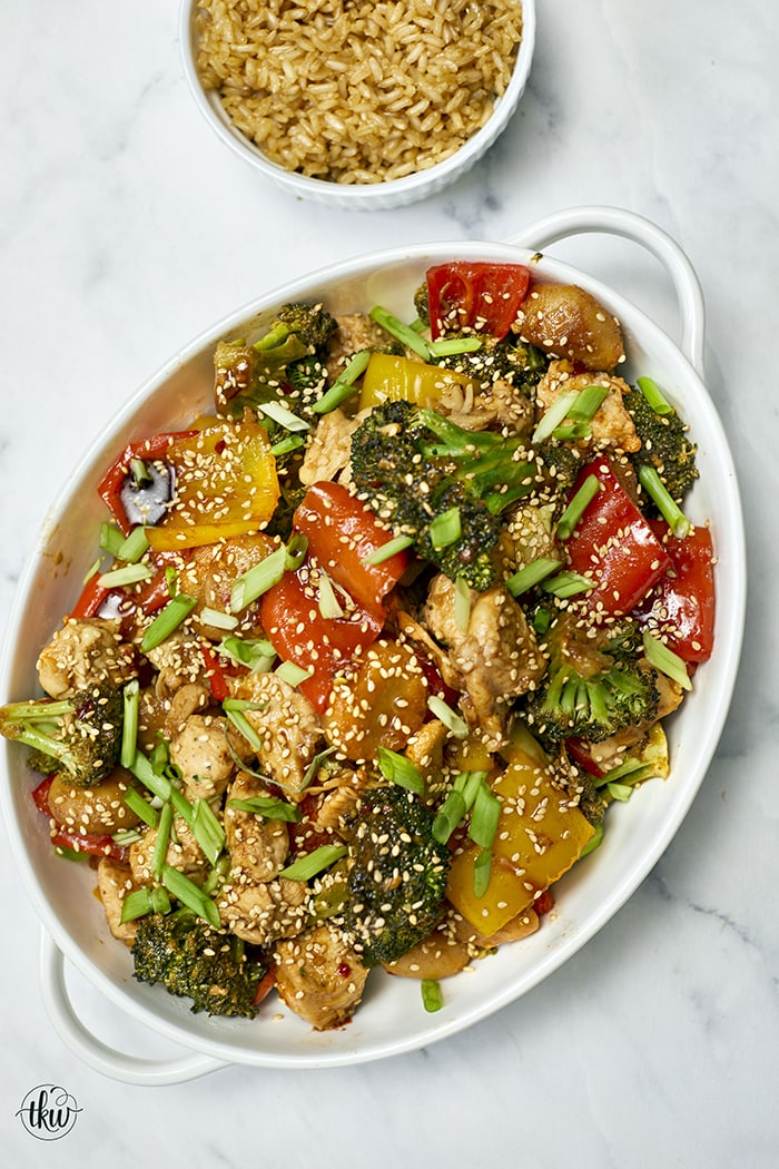 Sheet Pan Teriyaki Chicken & Vegetables