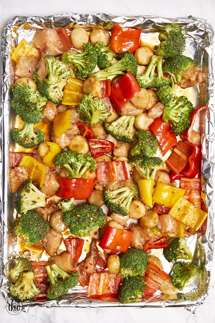 Sheet Pan Teriyaki Chicken & Vegetables