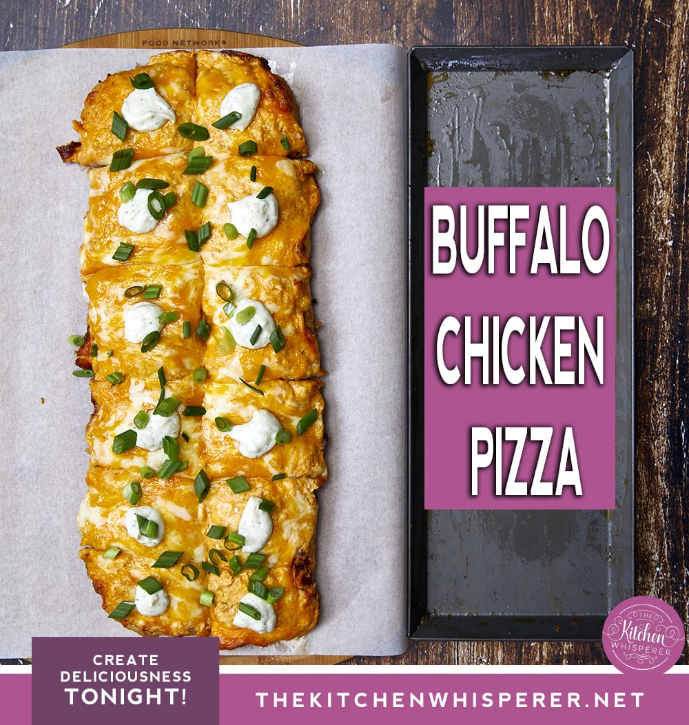 Buffalo Chicken Flatbread Pizza