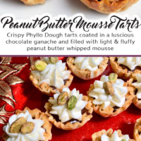 Peanut Butter Mousse Tarts