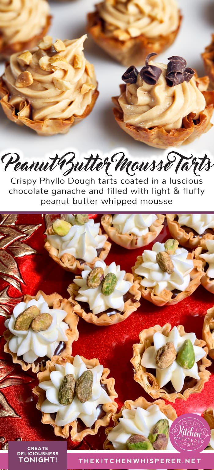 Peanut Butter Mousse Tarts