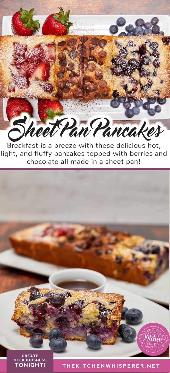 Sheet Pan Pancakes Recipe - Belly Full