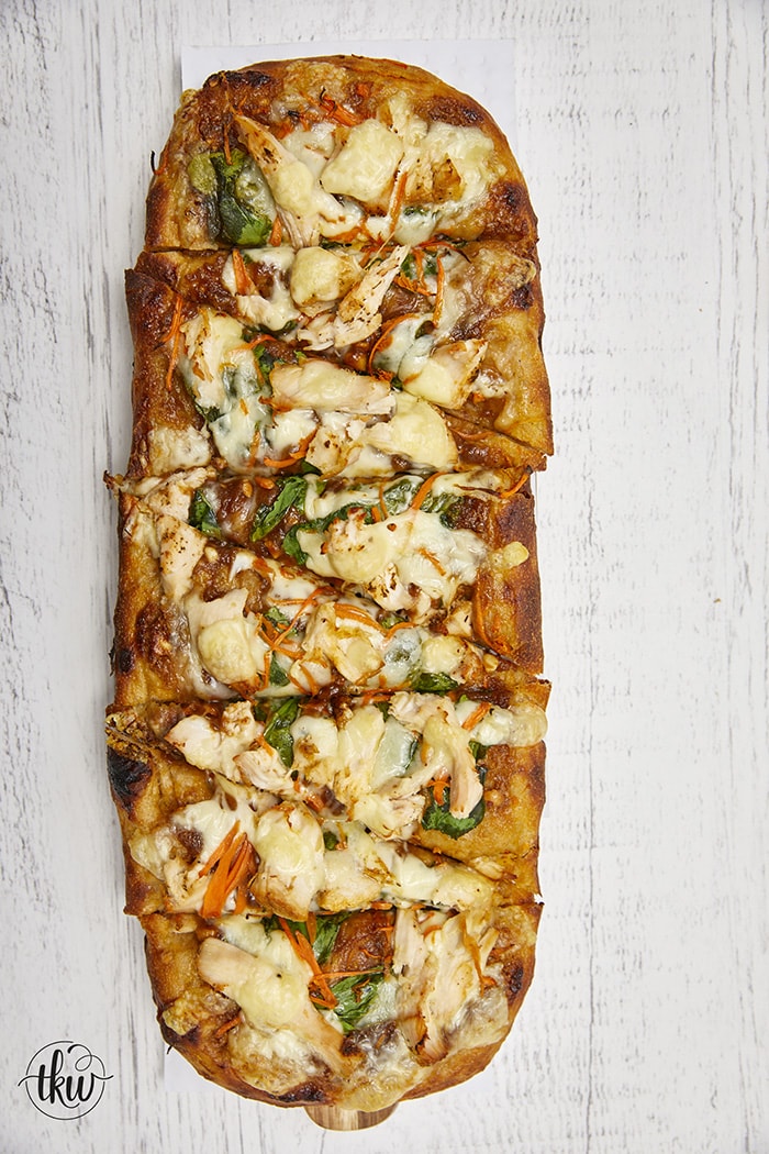 Thai Chicken Flatbread Pizza