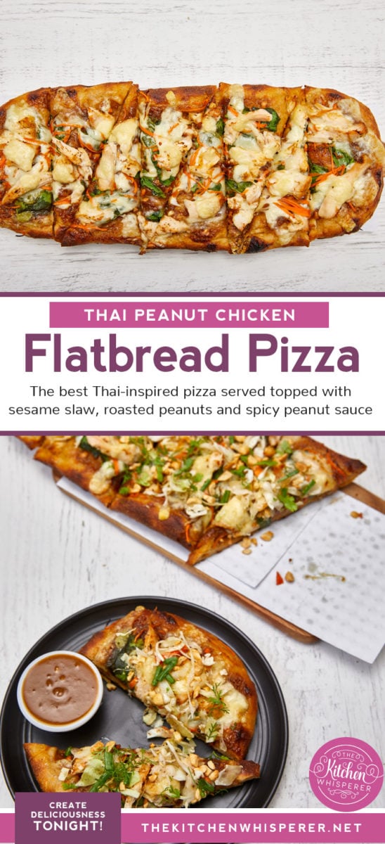 Thai Chicken Flatbread Pizza
