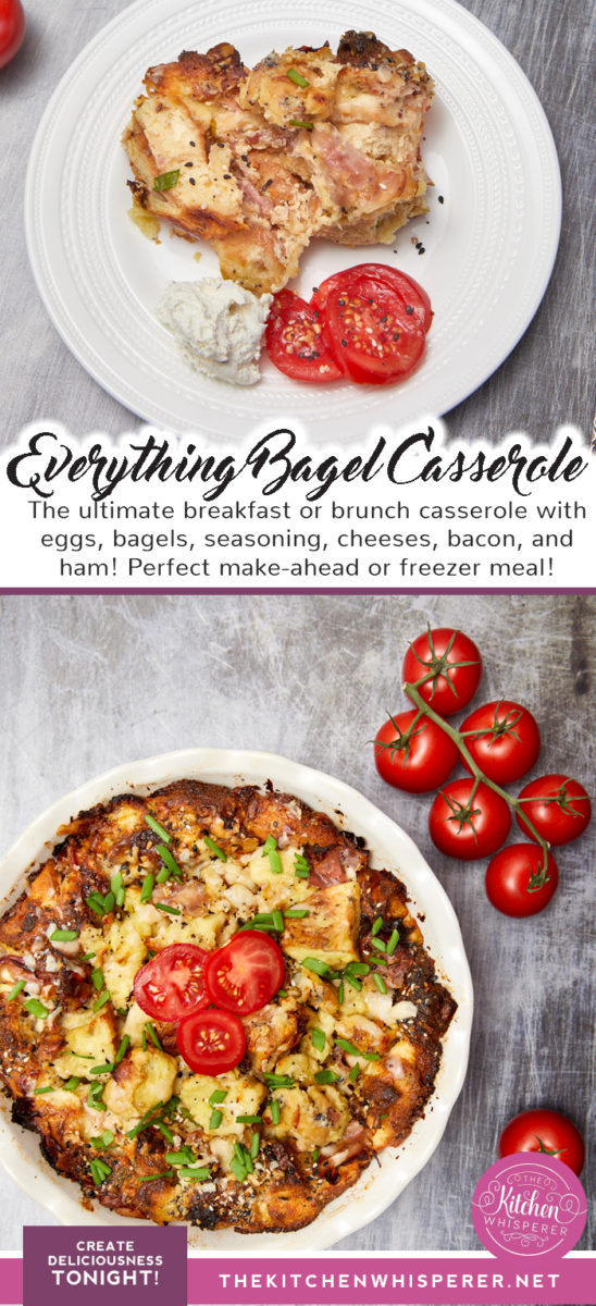 Everything Bagel Breakfast Casserole