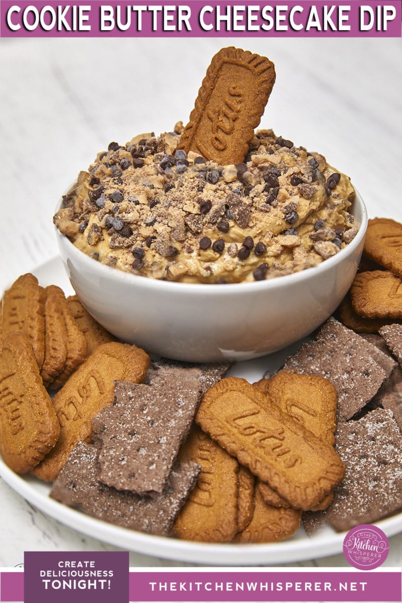 Biscoff Cookie Butter Cheesecake Dip