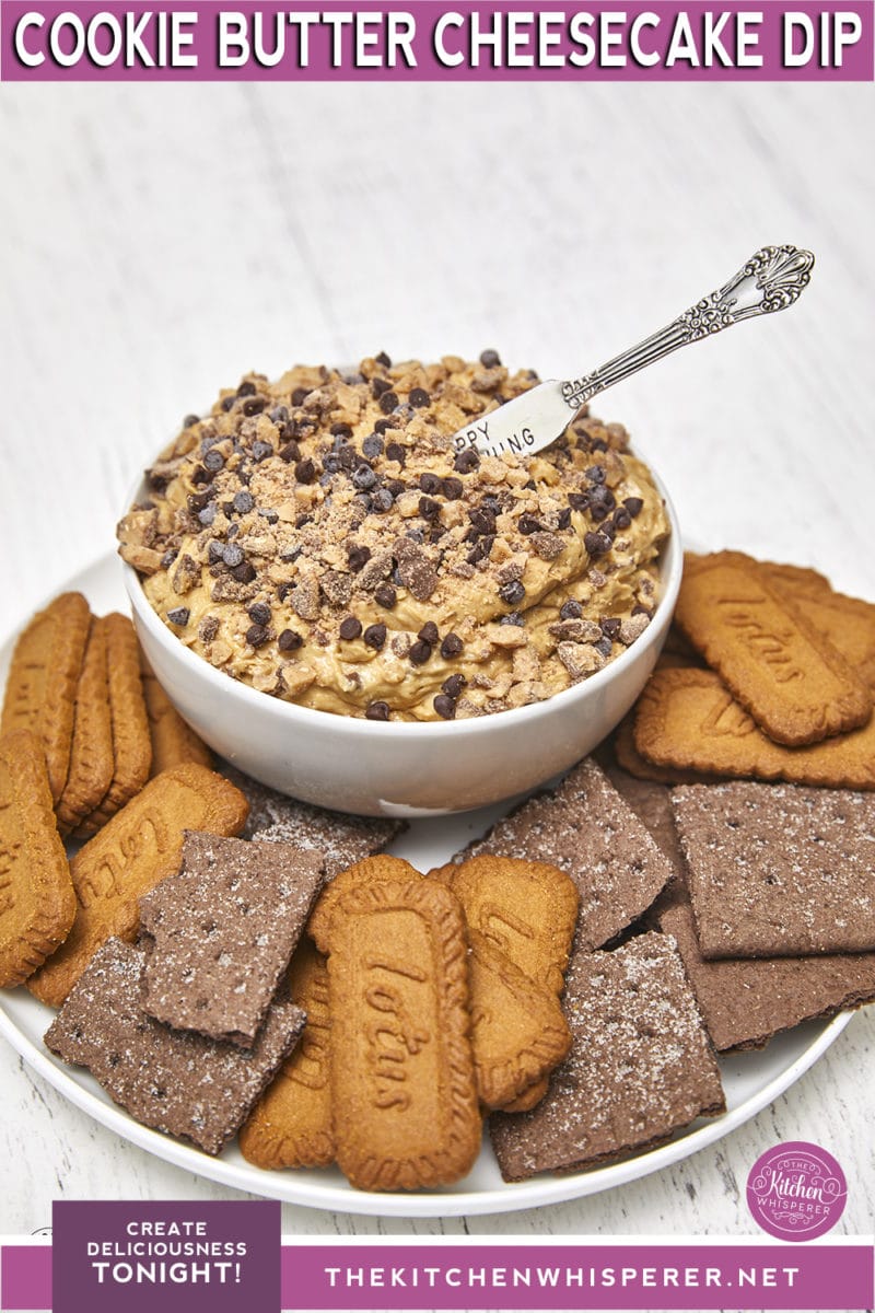 Biscoff Cookie Butter Cheesecake Dip