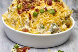 Cheesy Dill Pickle Bacon Cheese Ball