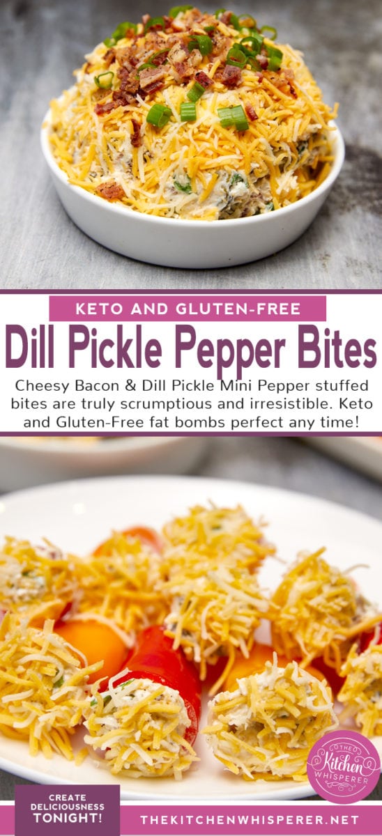 Keto Dill Pickle Pepper Bites