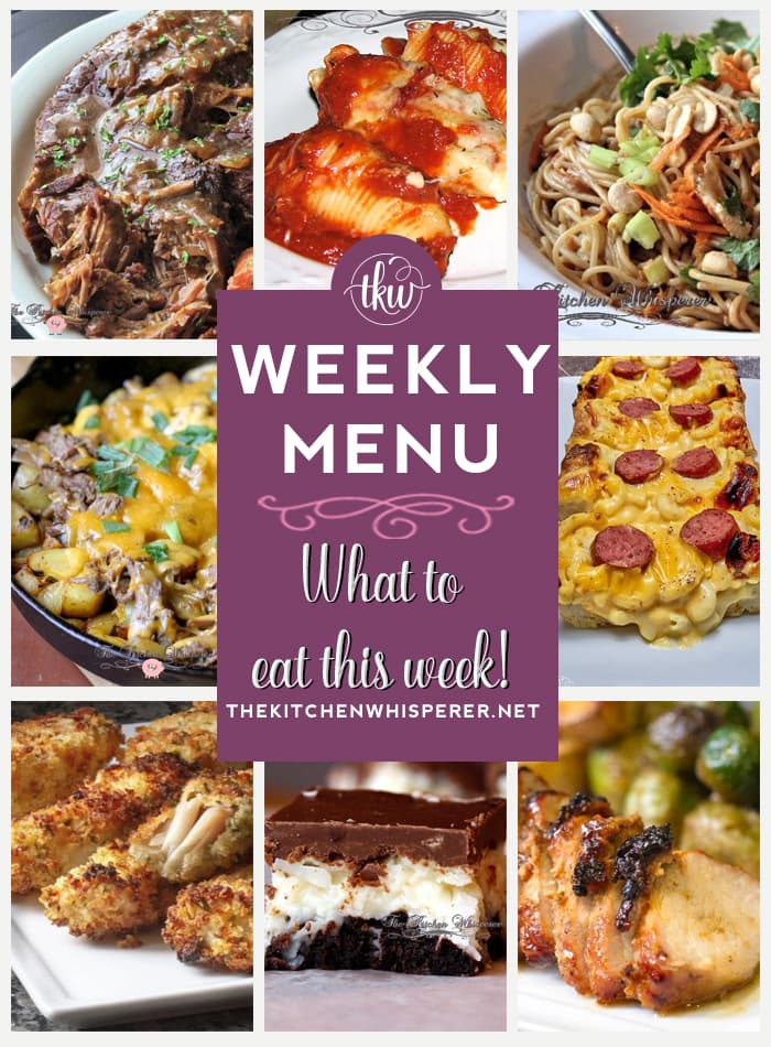 weekly menu 2-28-21