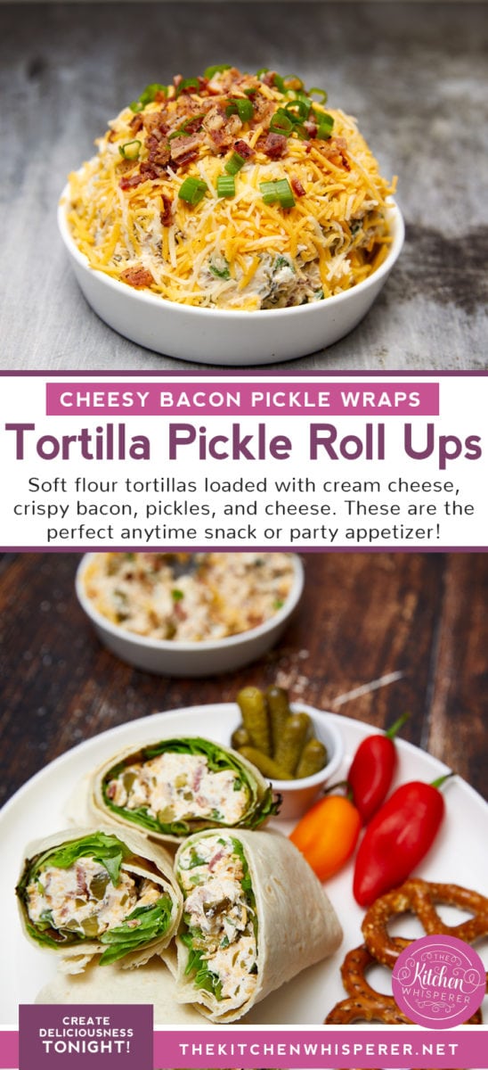 Cheesy Bacon Pickle Wraps