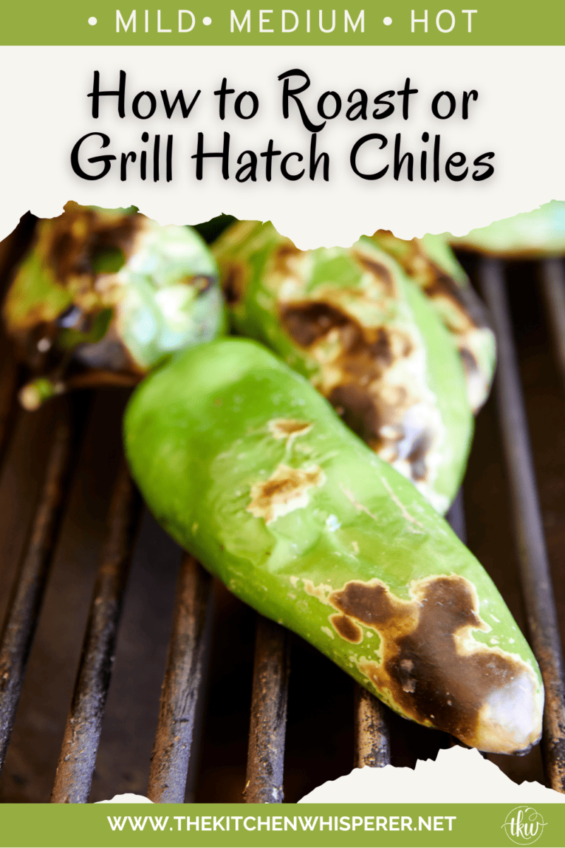 It's Hatch Chile Season and today I'm teaching you how to roast these at home! It's super easy and it allows you to enjoy that amazing roasted flavor all year long! How to Roast Hatch Chile Peppers On the Grill, how to roast hatch green chile peppers, hot to roast peppers, hatch chile pepper roasting, how to roast green chili on the grill, how to fire roast hatch green chile peppers, #hatchchile #roastedhatchchile