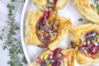 Baked Cranberry Brie Puff Pastry Bites