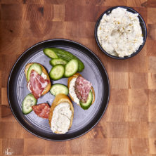 Whipped Parmesan Peppercorn Ricotta Spread large