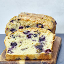 The Best Blueberry Muffin Bread with a Sugar Crumb