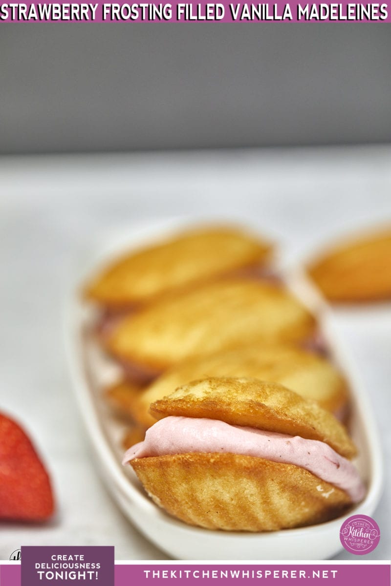 Vanilla Madeleine Sandwich Cookies