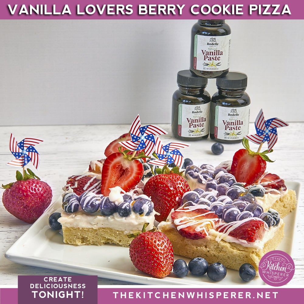 Very Vanilla Berry Cookie Bar Tart