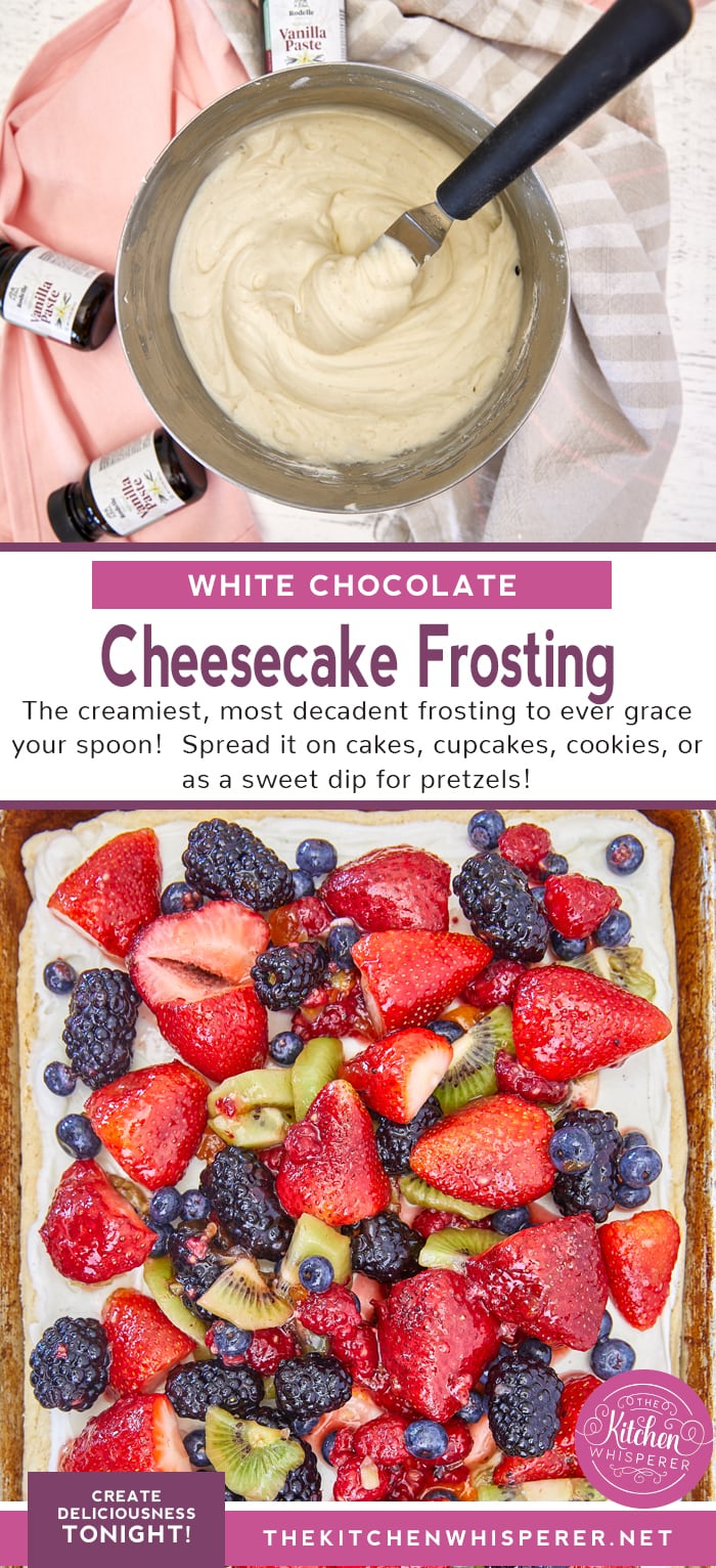 White Chocolate Cheesecake Frosting