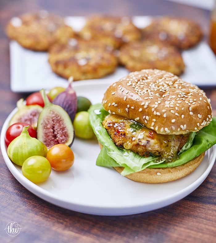 Korean-Style Crispy Shrimp Burgers