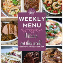 weekly menu 9-25-22