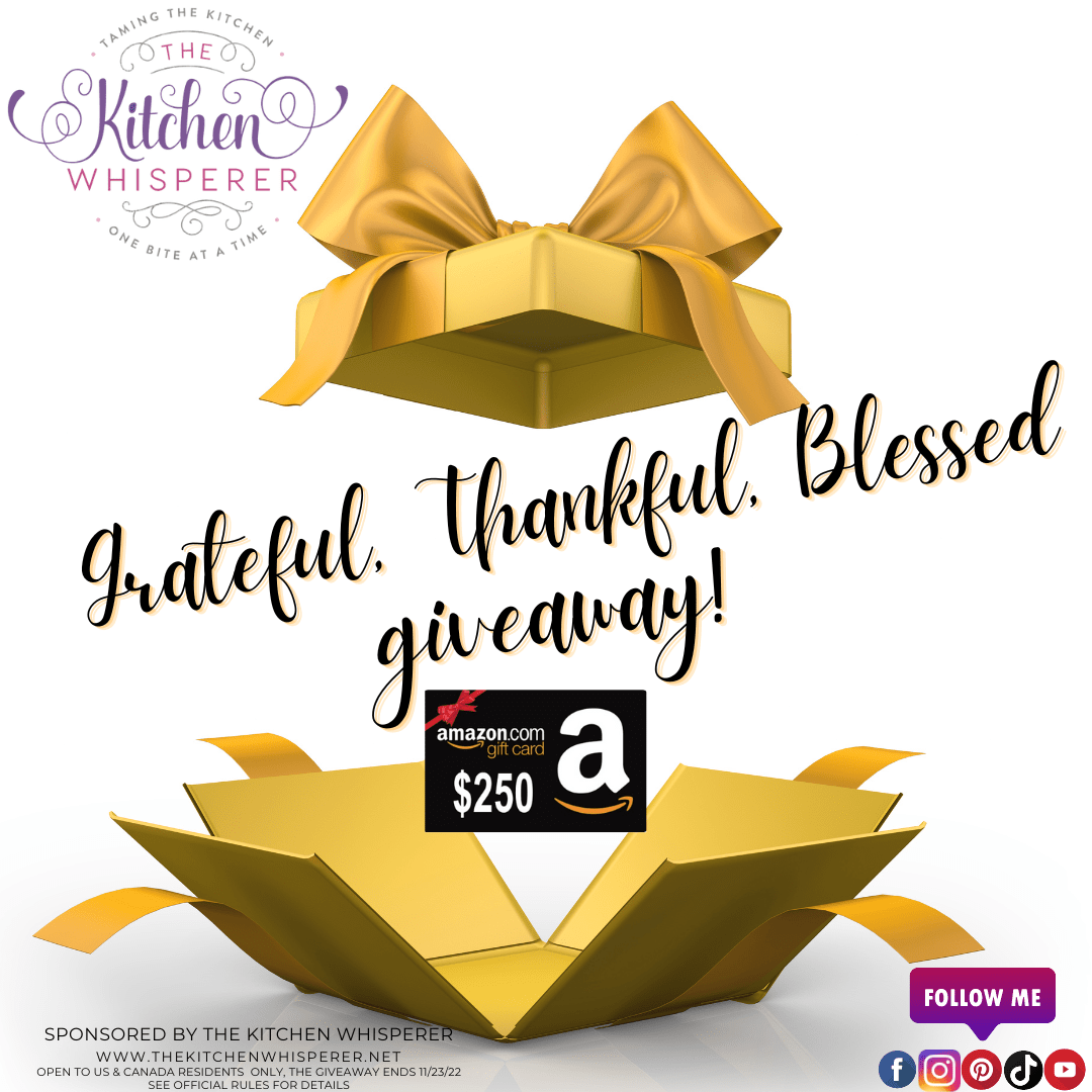 Thankful - $250 Gift Card Giveaway