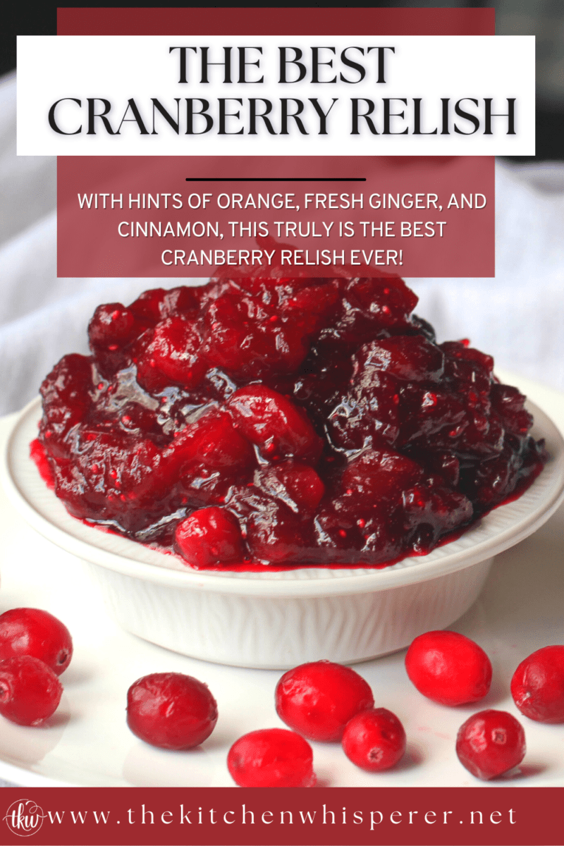 The Best Cranberry Relish Pinterest