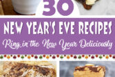A collection of New Year's Eve-inspired recipes to celebrate the holiday. These 30 recipes will have you and your guests ringing in the new year deliciously! 30 Dishes to Rock Your New Year, new years eve food, pork and sauerkraut, new years food, finger foods, holiday appetizers, shrimp burger, fried ravioli, gourmet foods, charcuterie, grazing boards
