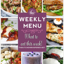 These Weekly Menu recipes allow you to get out of that same ol’ recipe rut and try some delicious and easy dishes! This week I highly recommend making Blueberry Smoothie, Chunky Portabella Italian Parmesan Veggie Burgers, and Korean Crispy Shrimp Burger. weekly menu, vegetarian recipes, pizza, soup, meal planning, pasta, keto, gluten free, burgers, fish, crock pot, slow cooker, breakfast, recipes, instant pot recipes, healthy smoothies