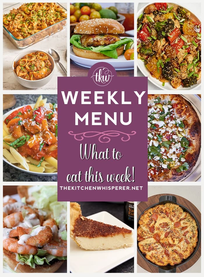 weekliy menu 1-22-23