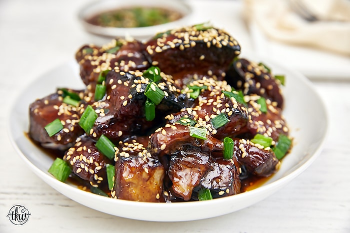 Sticky Gochujang Pork Belly Burnt Ends