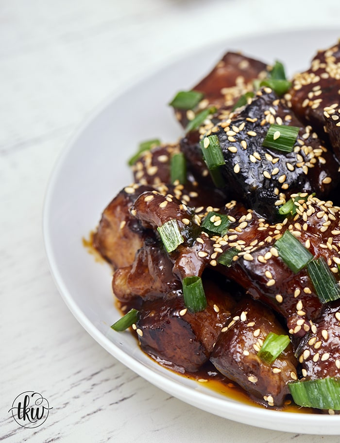 Sticky Gochujang Pork Belly Burnt Ends