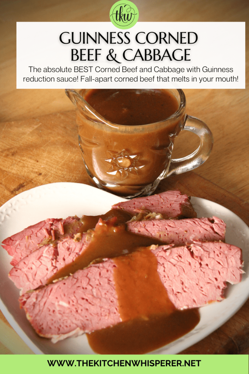 Corned Beef & Cabbage with a Guinness Reduction Sauce