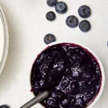 Easy Blueberry Compote With Fresh Blueberries